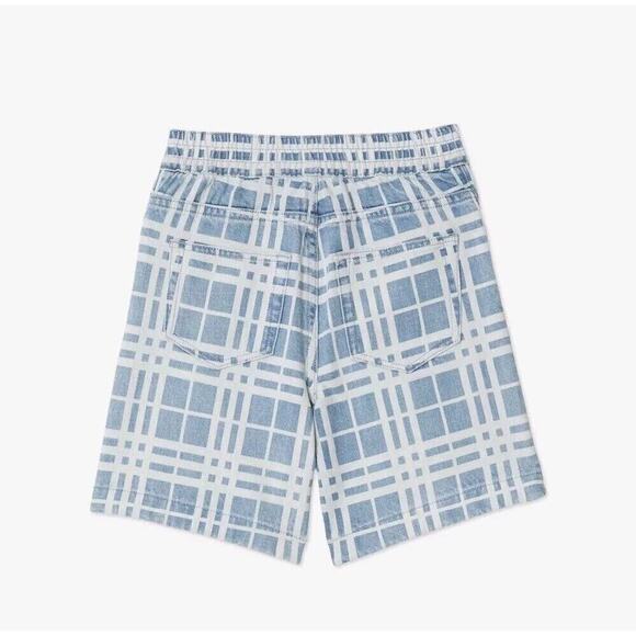 Burberry Kids Check Castel Shorts in Blue IP Check Size 8Y $400 - Picture 2 of 4